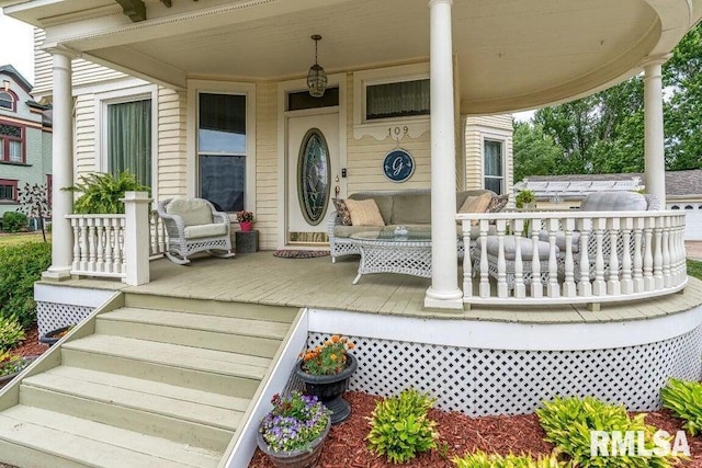 109 W 6th St, Wilton, IA 52778 - view of porch