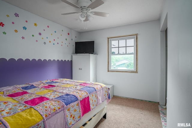 1656 Hitching Post Ln, Davenport, IA 52806 - carpeted bedroom with a ceiling fan