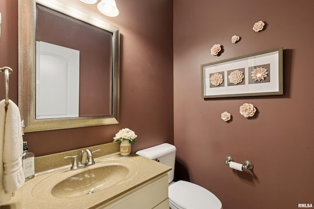 1361 Pinnacle Pines Ct, Bettendorf, IA 52722 - half bath featuring toilet and vanity