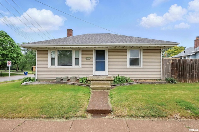 3129 Harrison St, Davenport, IA 52803 - bungalow-style house featuring a chimney and a shingled roof