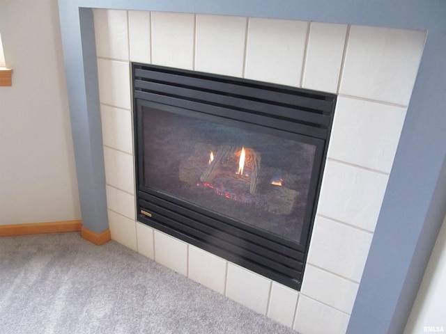 4186 Fairview Dr Unit 5, Bettendorf, IA 52722 - detailed view of carpet and baseboards