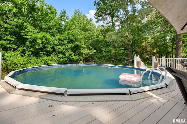 1816 Calico Rd, Marion, IL 62959 - swimming pool with a deck