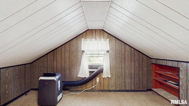 506 18th Ave, Moline, IL 61265 - bonus room with wood walls and lofted ceiling