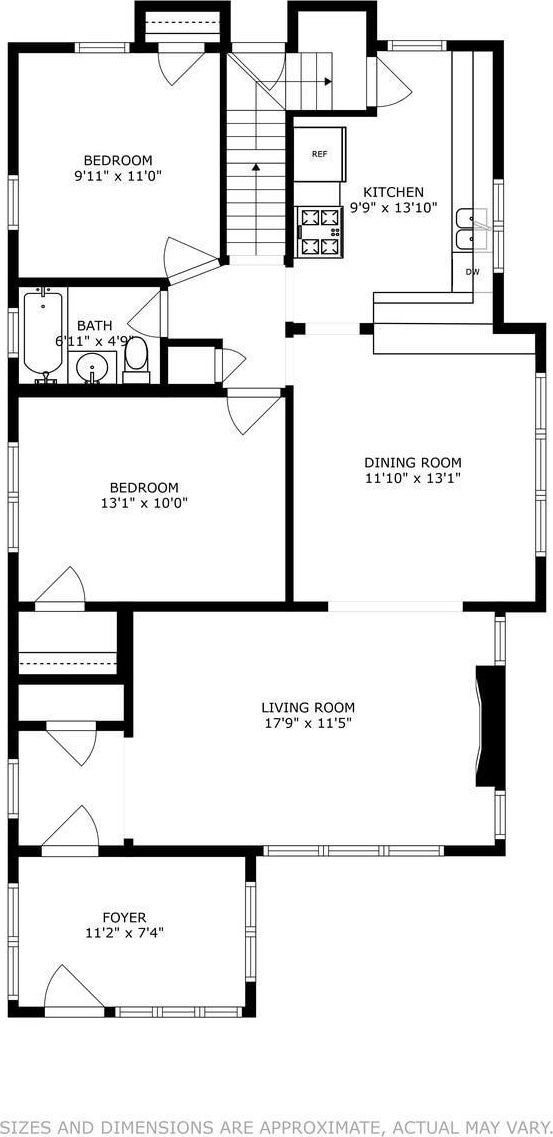 506 18th Ave, Moline, IL 61265 - floor plan / room layout