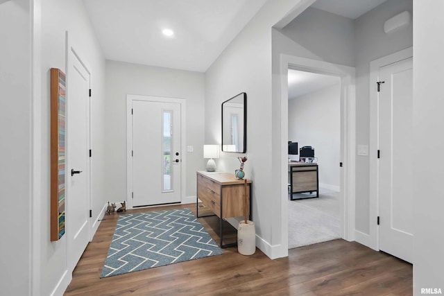 1327 Heights Ct, Bettendorf, IA 52803 - foyer entrance with wood finished floors and baseboards