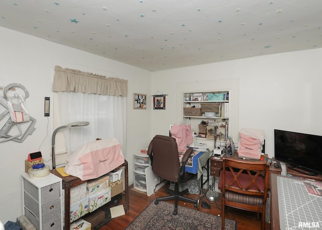 2015 N Zenith Ave, Davenport, IA 52804 - office area featuring wood finished floors