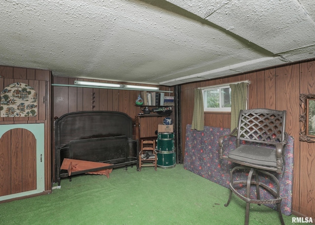 2015 N Zenith Ave, Davenport, IA 52804 - garage with wooden walls