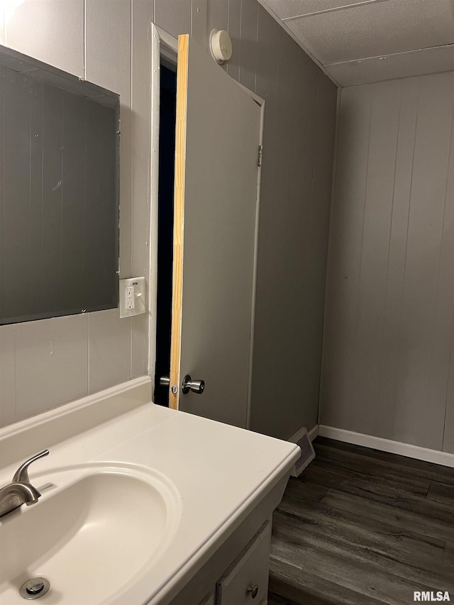 105-109 NE 5th Ave, Aledo, IL 61231 - bathroom with vanity and wood finished floors