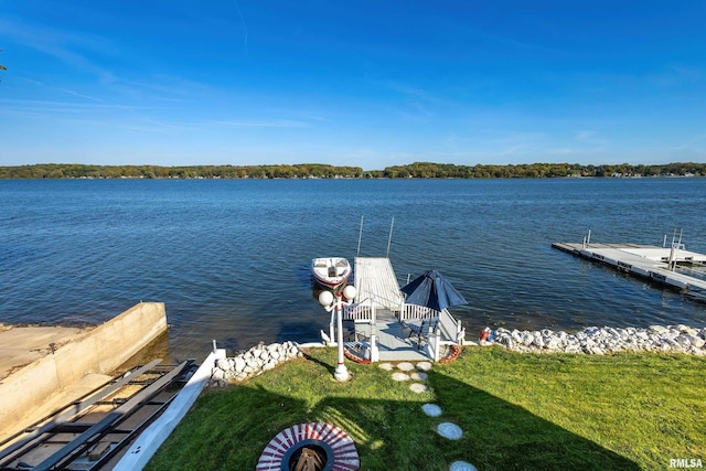 22867 Great River Rd, Le Claire, IA 52753 - dock with a water view