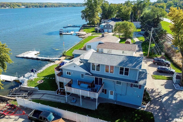 22867 Great River Rd, Le Claire, IA 52753 - bird's eye view of a nearby body of water