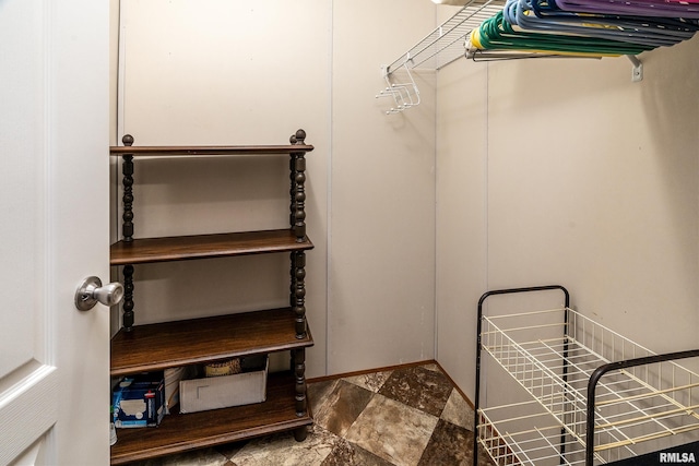 402 S Meadow St, Royalton, IL 62983 - spacious closet with stone finish floors