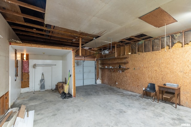 402 S Meadow St, Royalton, IL 62983 - garage featuring a garage door opener