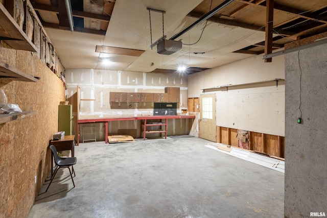 402 S Meadow St, Royalton, IL 62983 - garage featuring a workshop area and a garage door opener