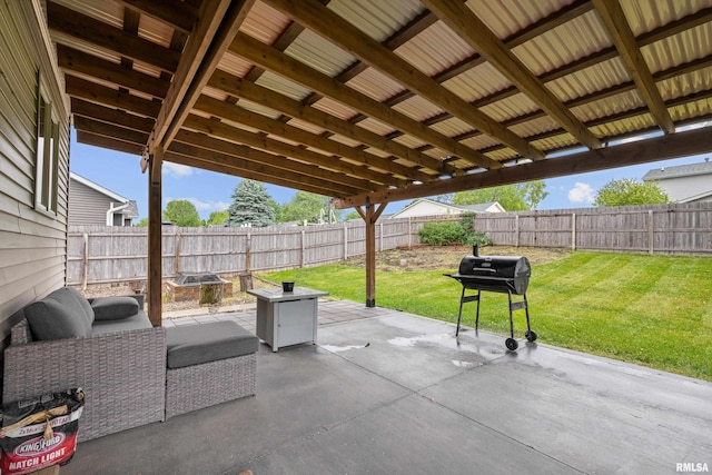 510 W Pinehurst Dr, Eldridge, IA 52748 - view of patio with a grill