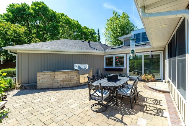 2312 Windsor Dr, Davenport, IA 52807 - view of patio featuring outdoor dining space