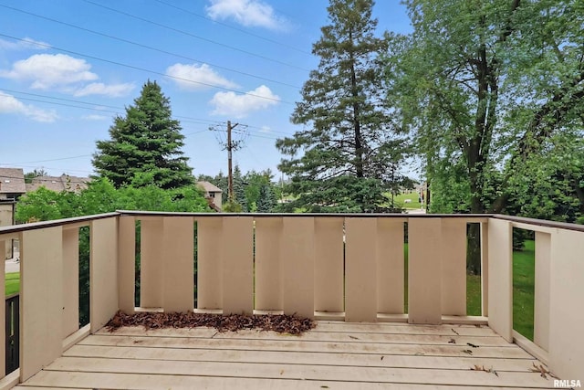 3765 Cedarwood Ct, Bettendorf, IA 52722 - view of wooden deck