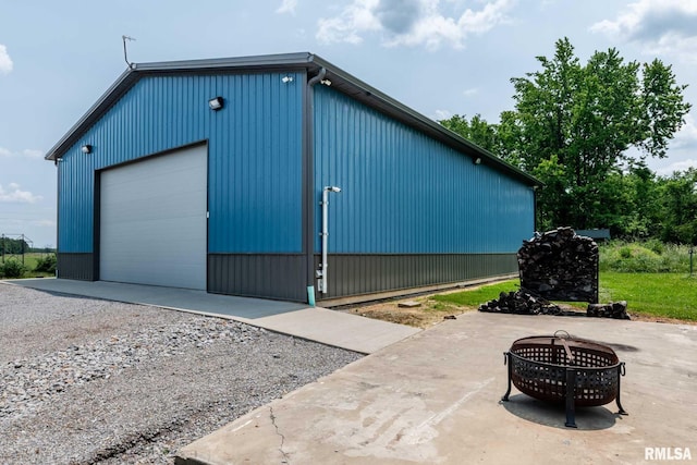 605 Lakeshore Dr S, Goreville, IL 62939 - view of detached garage