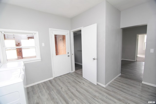1502 N Ripley St, Davenport, IA 52803 - unfurnished bedroom with light wood-style flooring and baseboards