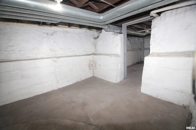 1502 N Ripley St, Davenport, IA 52803 - view of unfinished basement