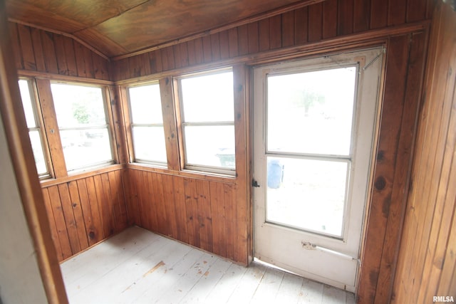 1502 N Ripley St, Davenport, IA 52803 - unfurnished sunroom with healthy amount of natural light and lofted ceiling