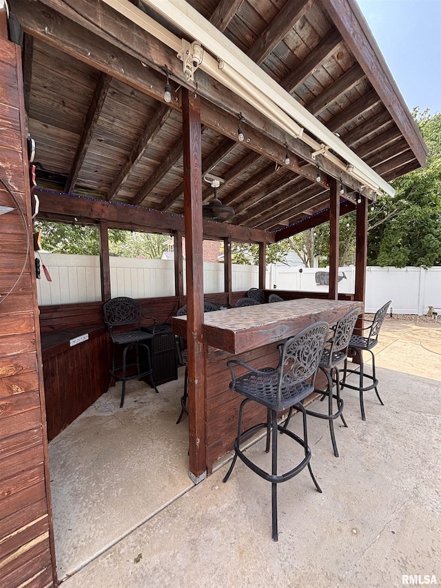 462 Circle Dr, Kewanee, IL 61443 - view of fenced backyard