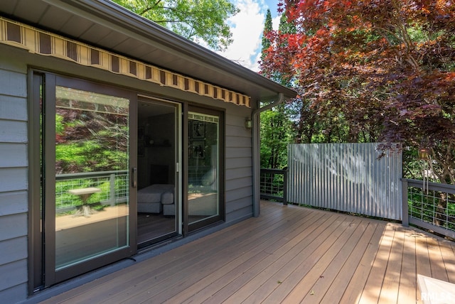 28013 230th St, Le Claire, IA 52753 - view of wooden terrace