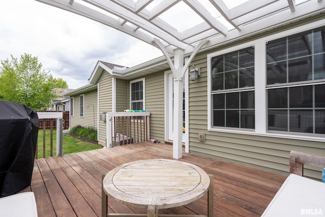 1625 W 71st St, Davenport, IA 52806 - wooden deck featuring area for grilling