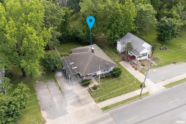 615 W Grand Ave, Carterville, IL 62918 - view from above of property
