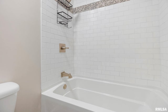 404 S 23rd St, Herrin, IL 62948 - bathroom featuring toilet and shower / tub combination