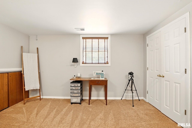 5760 Jenny Ln, Bettendorf, IA 52722 - unfurnished office with carpet floors and baseboards