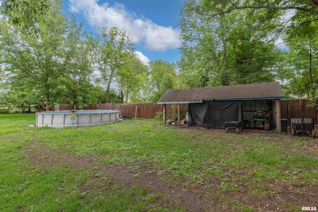 521 E Park St, Geneseo, IL 61254 - view of yard with an outdoor pool