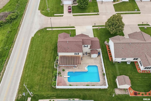 108 N Howard Ln, Long Grove, IA 52756 - bird's eye view of a pool