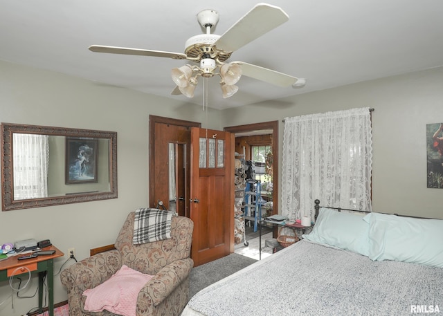 1036 30th St, Rock Island, IL 61201 - bedroom featuring a ceiling fan