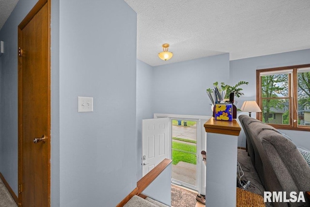 237 Colony Dr, Davenport, IA 52806 - carpeted bedroom with a textured ceiling and baseboards