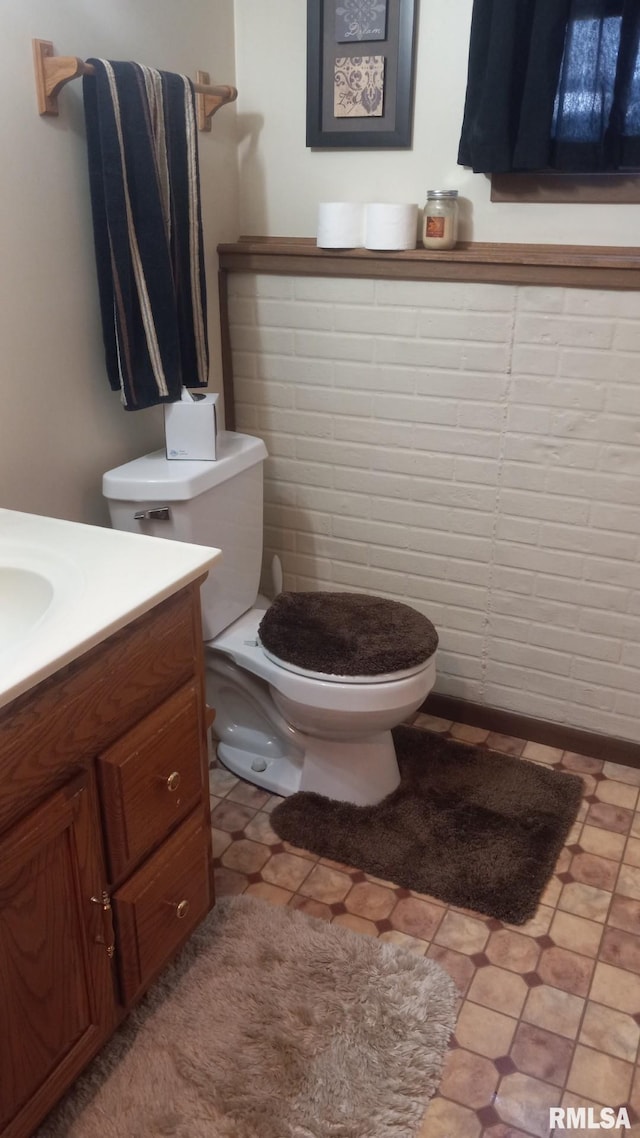 1827 13th Ave, Moline, IL 61265 - half bathroom with toilet and vanity