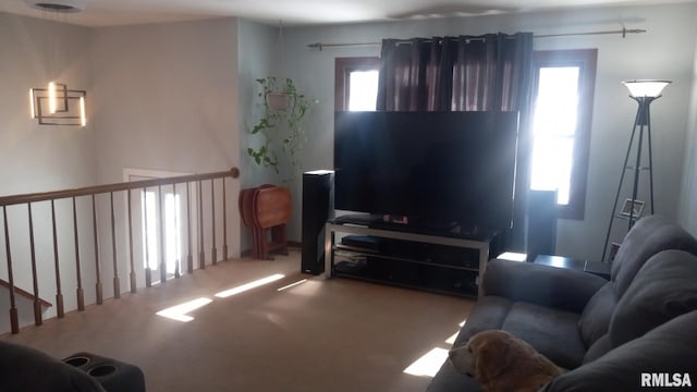 1827 13th Ave, Moline, IL 61265 - living room featuring carpet floors