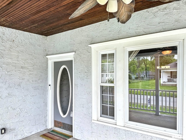 1010 W White St, Marion, IL 62959 - doorway to property with stucco siding