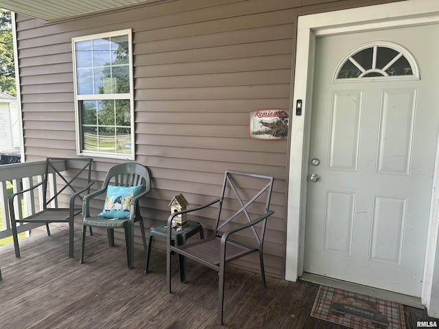 119 S Elm St, Williamsfield, IL 61489 - view of exterior entry with a porch