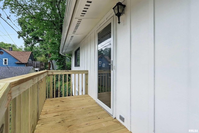 2402 Middle Rd, Davenport, IA 52803 - view of wooden deck