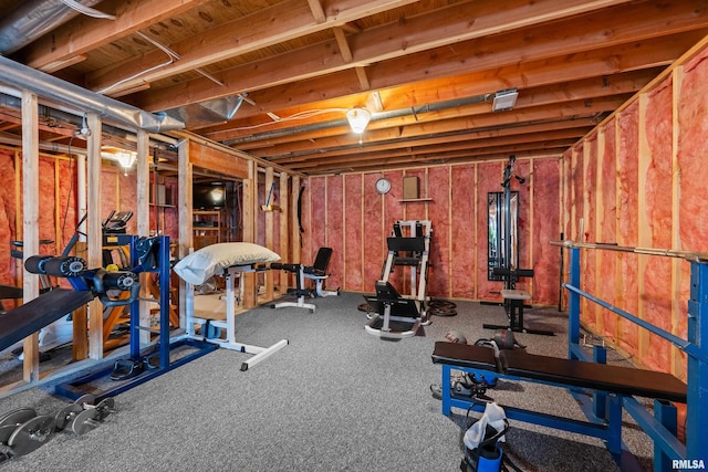 5142 Fillmore Ct, Davenport, IA 52806 - view of workout area