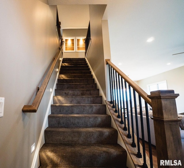6654 Meghan Ave, Bettendorf, IA 52722 - stairs with baseboards