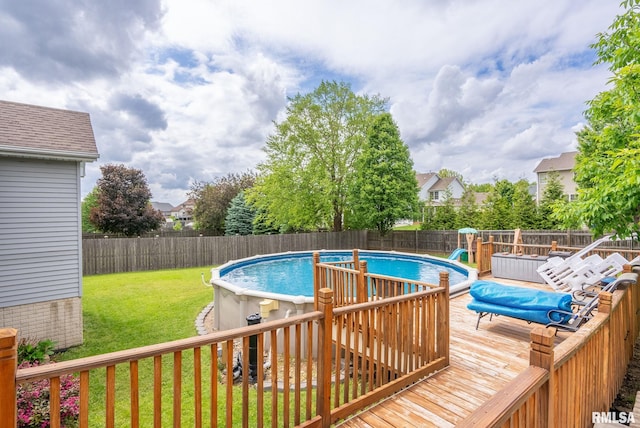 3484 Field Sike Dr, Bettendorf, IA 52722 - view of wooden deck