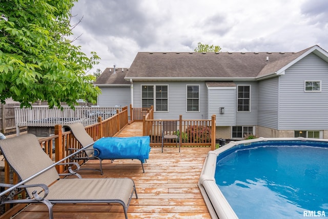 3484 Field Sike Dr, Bettendorf, IA 52722 - view of pool with a deck