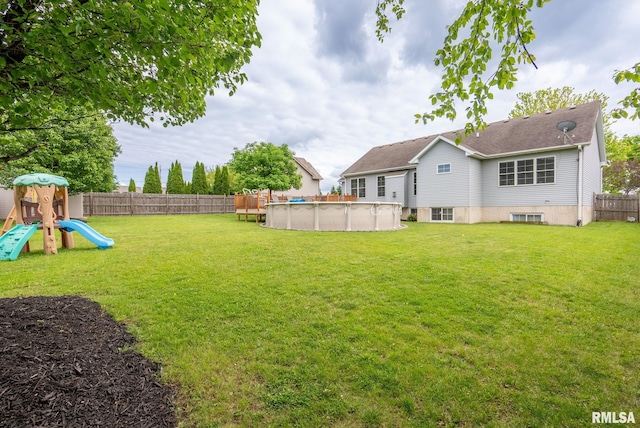 3484 Field Sike Dr, Bettendorf, IA 52722 - view of yard featuring a playground