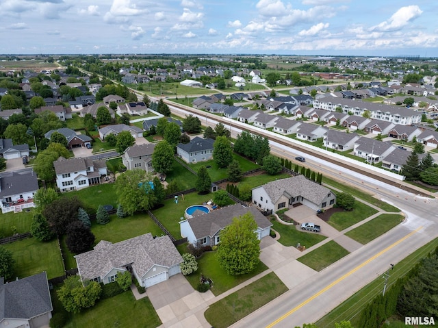 3484 Field Sike Dr, Bettendorf, IA 52722 - aerial perspective of suburban area