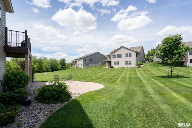 3608 Glengevlin Way, Bettendorf, IA 52722 - view of green lawn with a patio