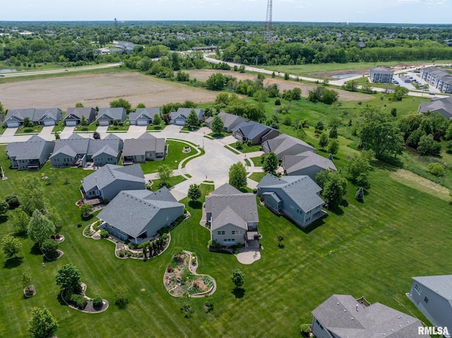 3608 Glengevlin Way, Bettendorf, IA 52722 - aerial view of residential area with a tree filled landscape