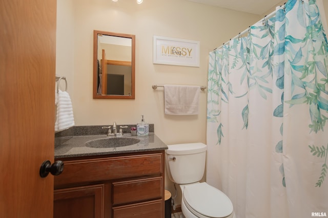 1425 W 48th St, Davenport, IA 52806 - full bathroom featuring vanity, toilet, and curtained shower