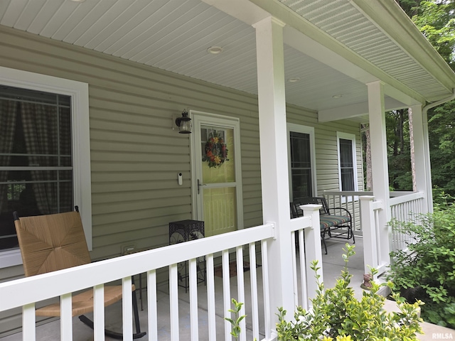 179 Hazel Rd, Simpson, IL 62985 - view of exterior entry featuring a porch