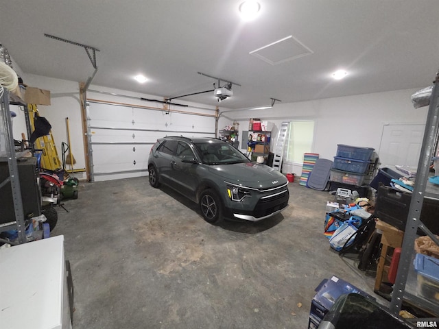 179 Hazel Rd, Simpson, IL 62985 - garage with a garage door opener
